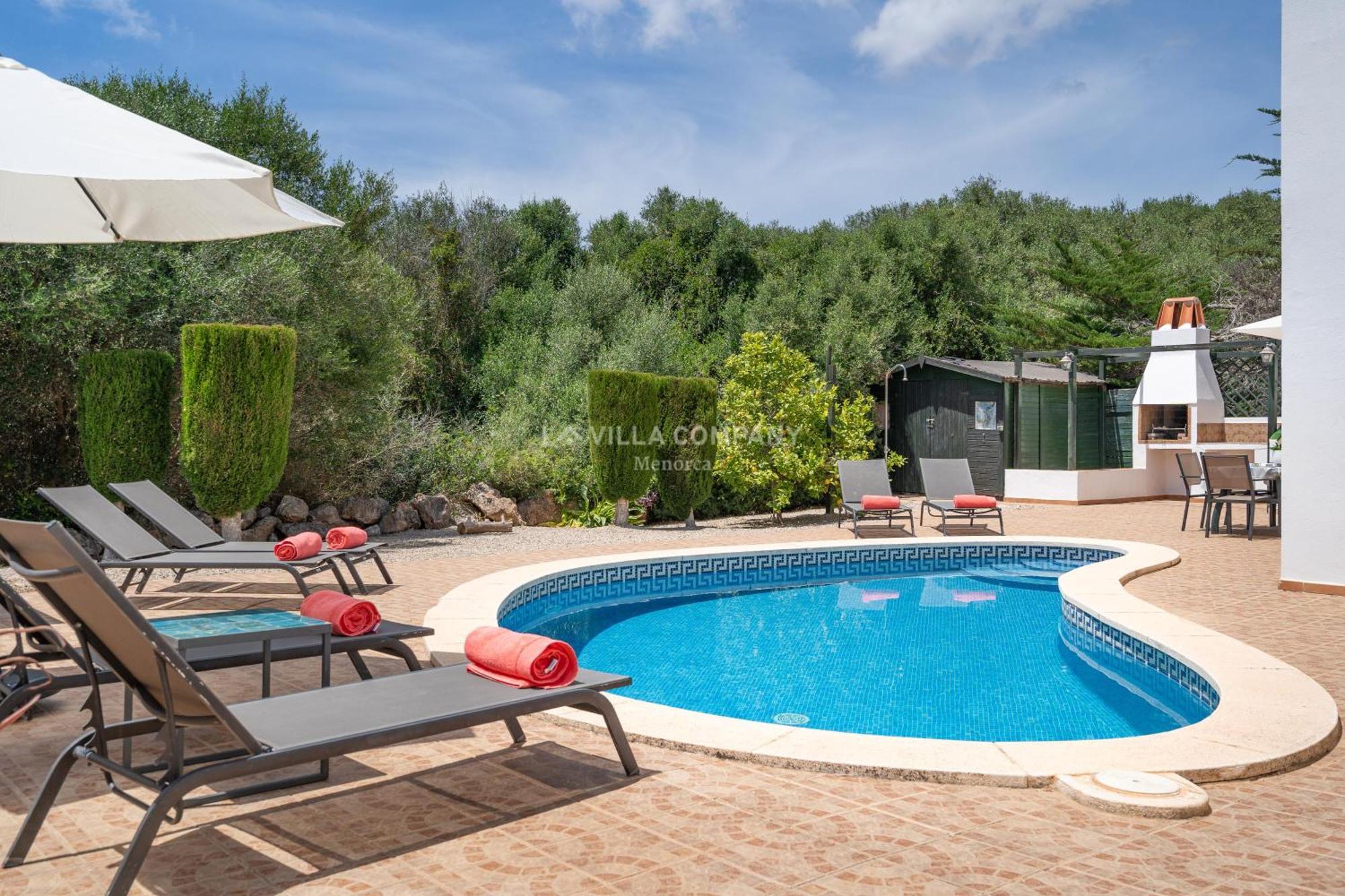 Villa Sylvia Cala En Porter  Luaran gambar